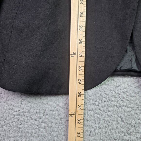 VTG JH Collectibles Classic Black Blazer Notch Lapel Union Tag Career Plus Sz 16 - Picture 13 of 16